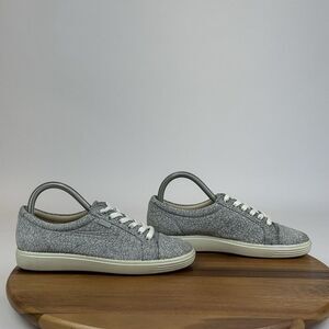 Womens‎ Ecco Soft 7 Gray Suede Casual Athletic Lace Up Sneakers Shoes Size EU 37